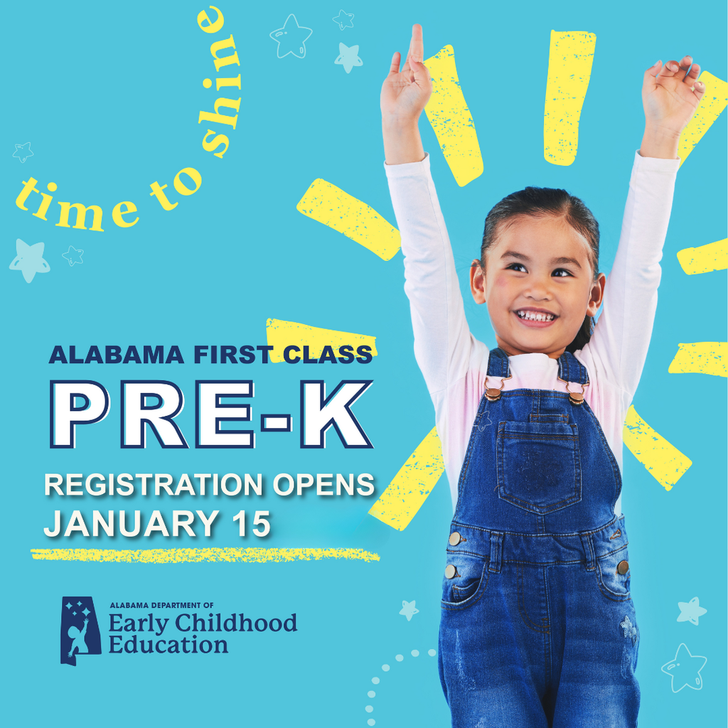 Alabama's first Pre-K Registration
