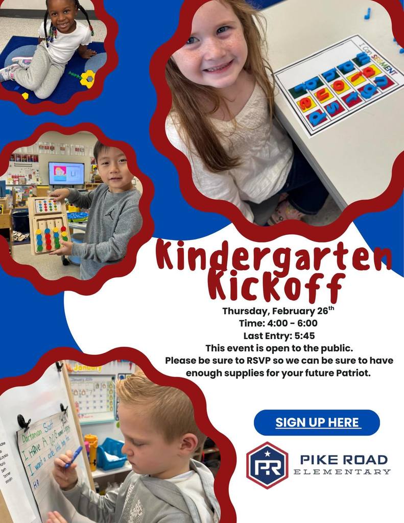 Kindergarten Kickoff Poster