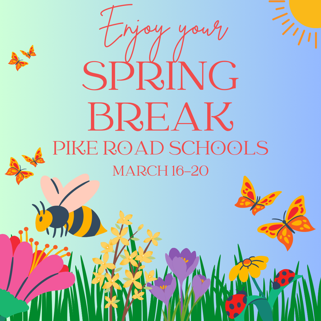 spring break March 16-20, 2026