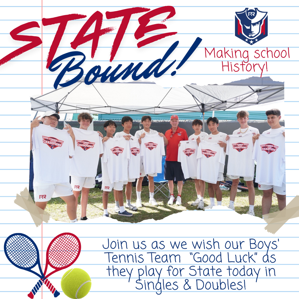 Good luck boys tennis!