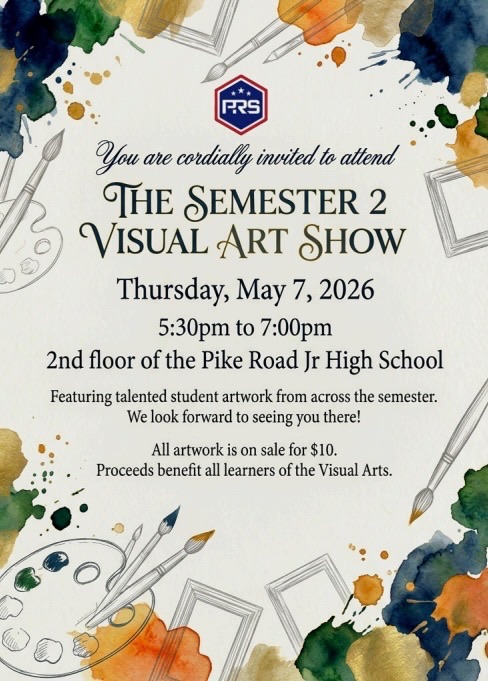 PRJHS Visual arts show 