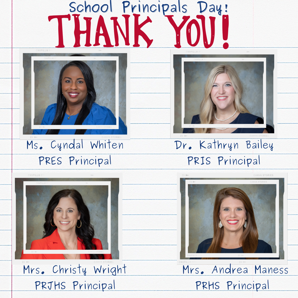 Today we celebrate four incredible leaders who guide, support, and inspire our entire school community. Happy School Principal Day!