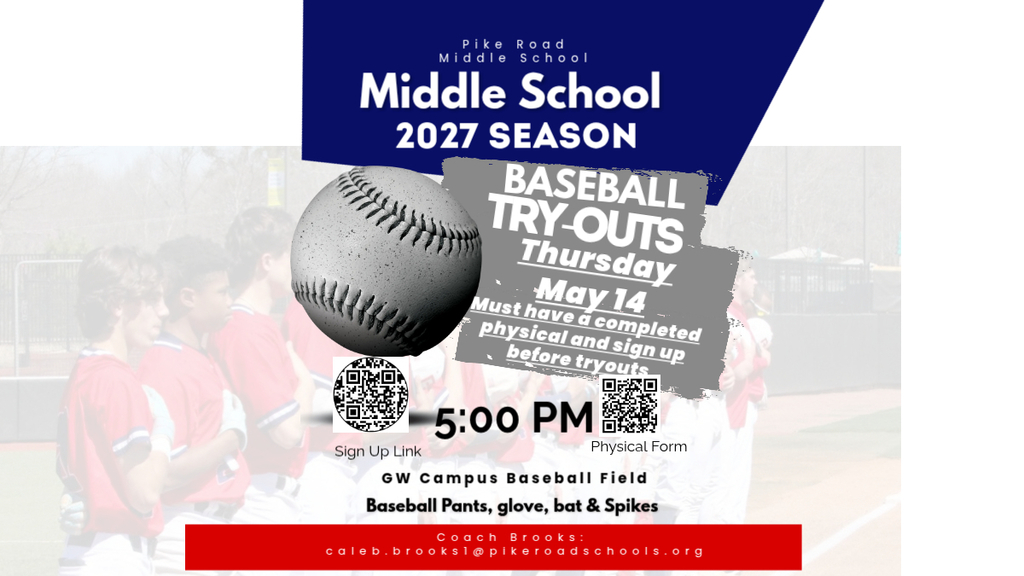 MS Baseball Tryouts