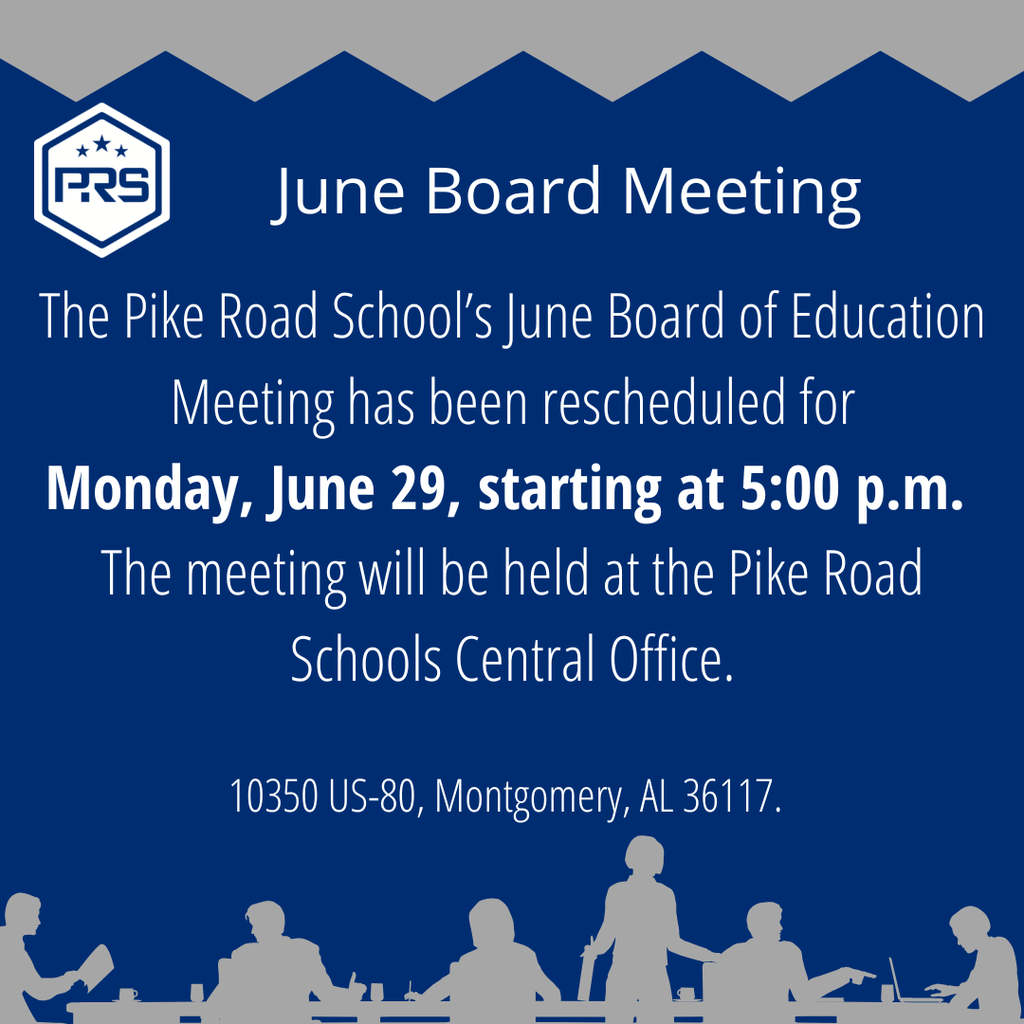 The PRS June Board Meeting has been rescheduled to Monday June 29 at 5:00 pm.  The Meeting will be held at the PRS Central Office