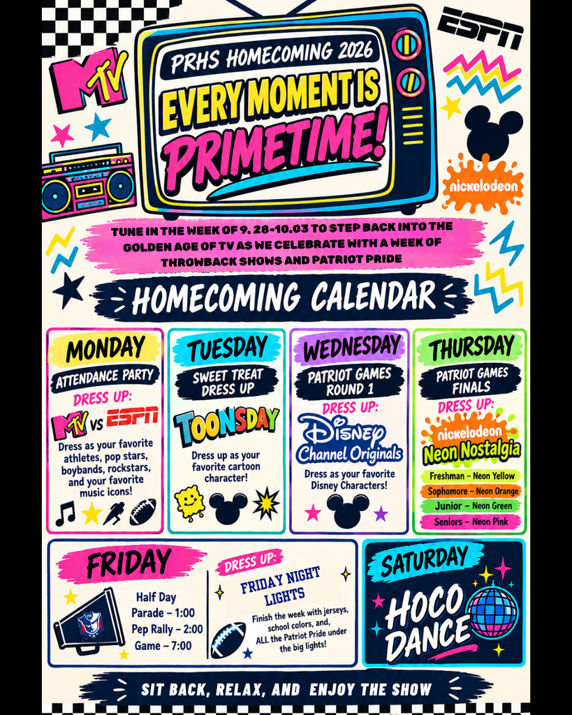 PRHS HOCO Week Details