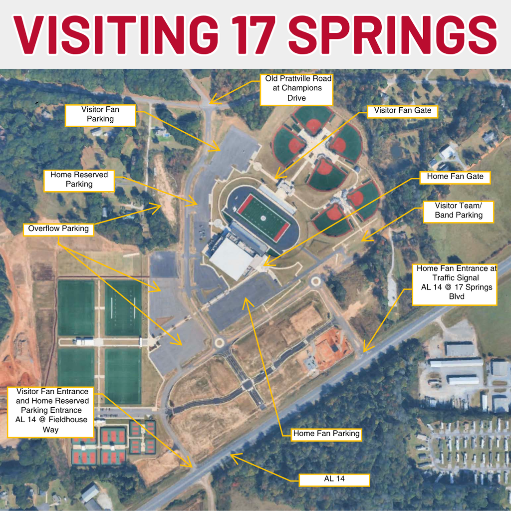 Parking at 17 springs 