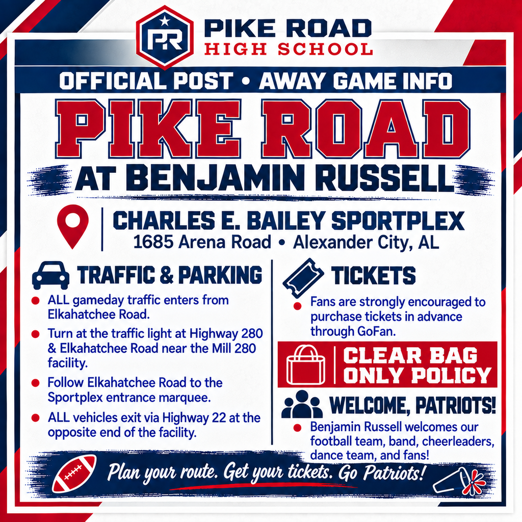 PRHS at Benjamin Russell 10/8/26