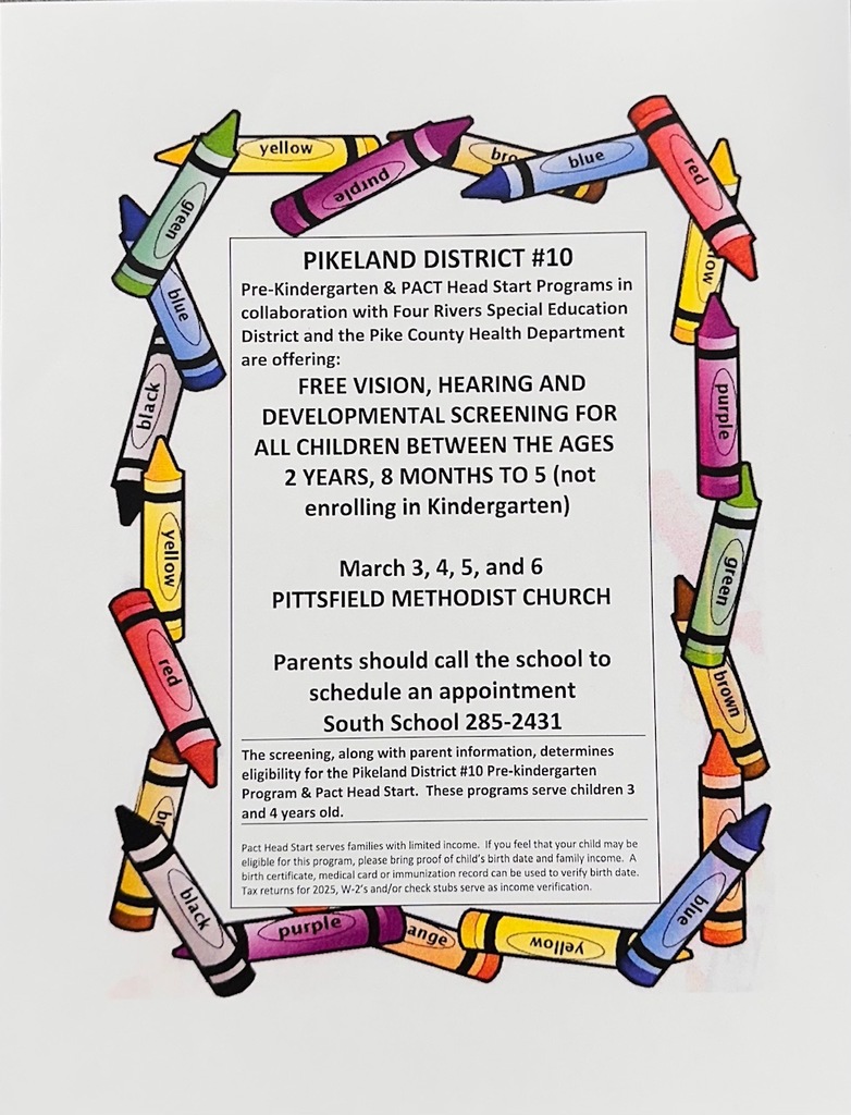 Preschool Screenings