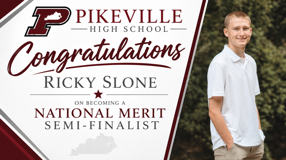 Ricky Slone - National Merit Semi-finalist