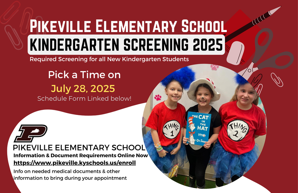 Pick your own time for 2025 Kindergarten Screening