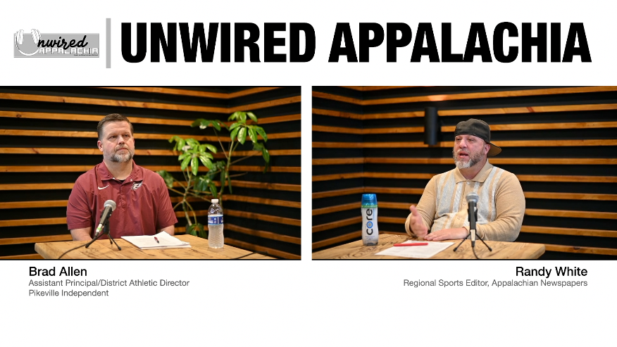 Unwired Appalachia host Randy White talks to newly appointed District Athletic Director of Pikeville Independent Brad Allen
