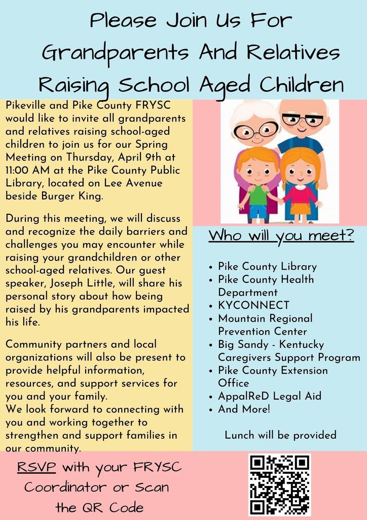 Grandparents & Relatives Raising School Aged Children