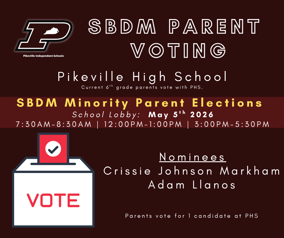 PHS SBDM Minority Election May 6th