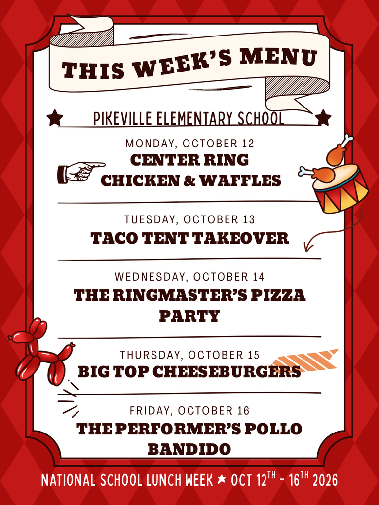 Pikeville Elementary School NSLW Menu