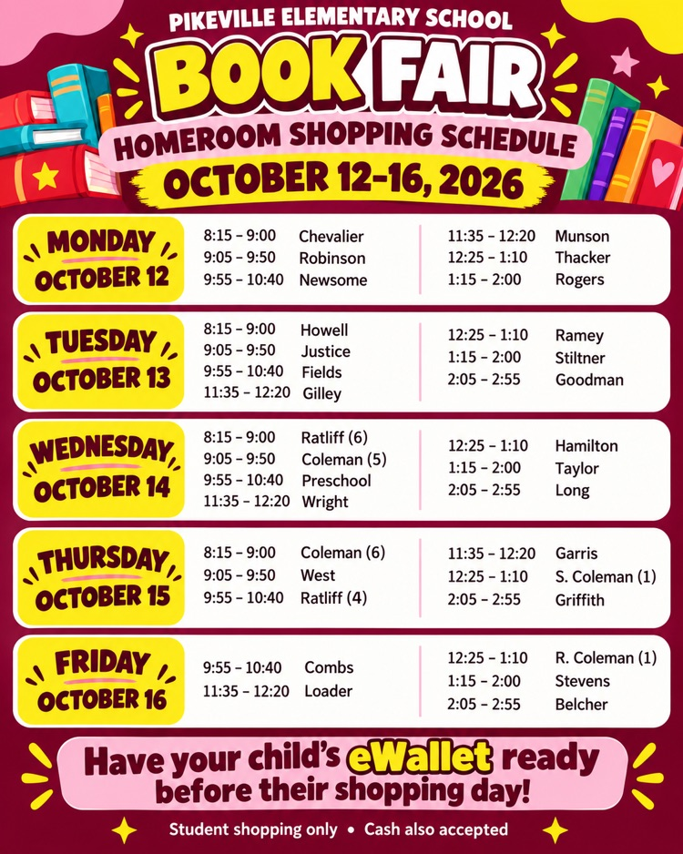 Book Fair Starts Monday!