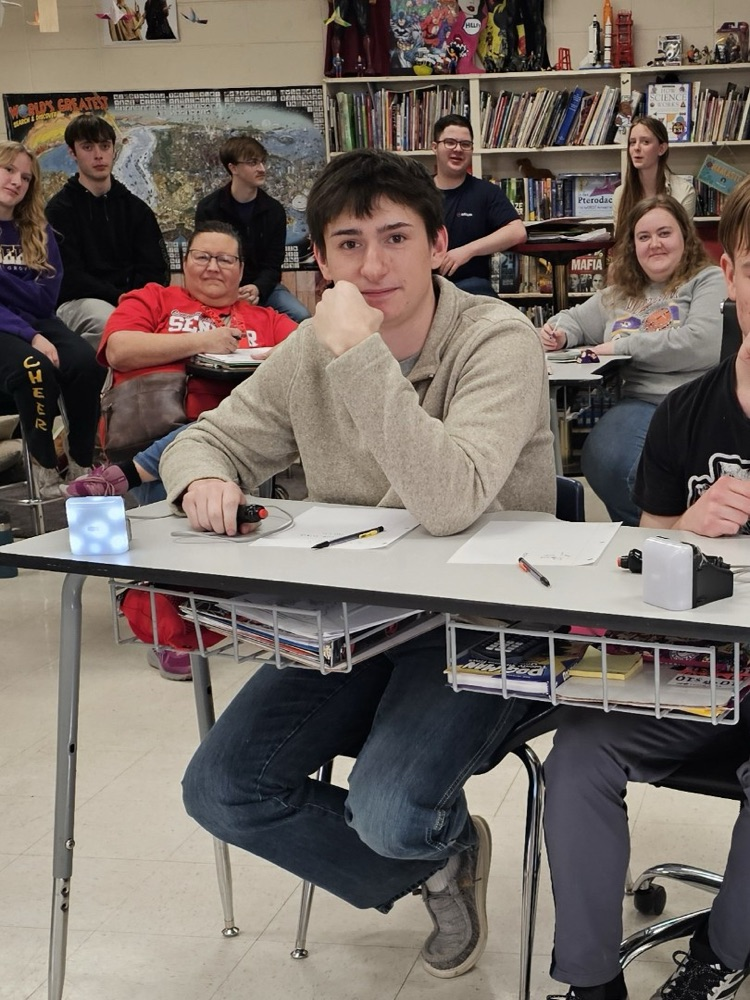 Lucas scored his first point!