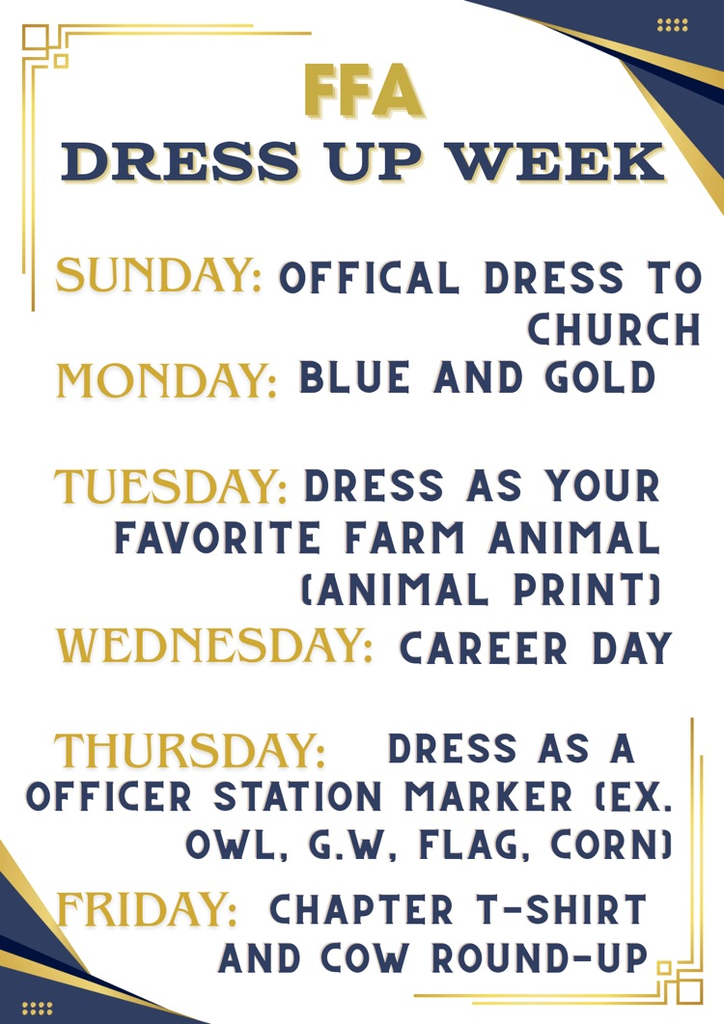 FFA Dress Up Week