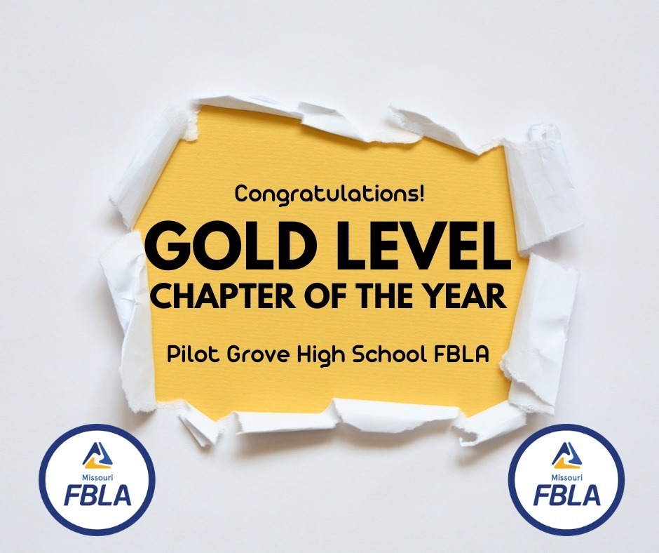 FBLA Gold Level Chapter of the Year