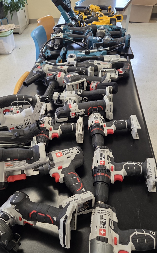 Hand Tools provided by Tractor Supply donation