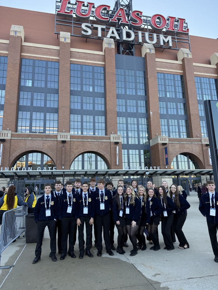 National Convention group outside Lucas Oil Stadium