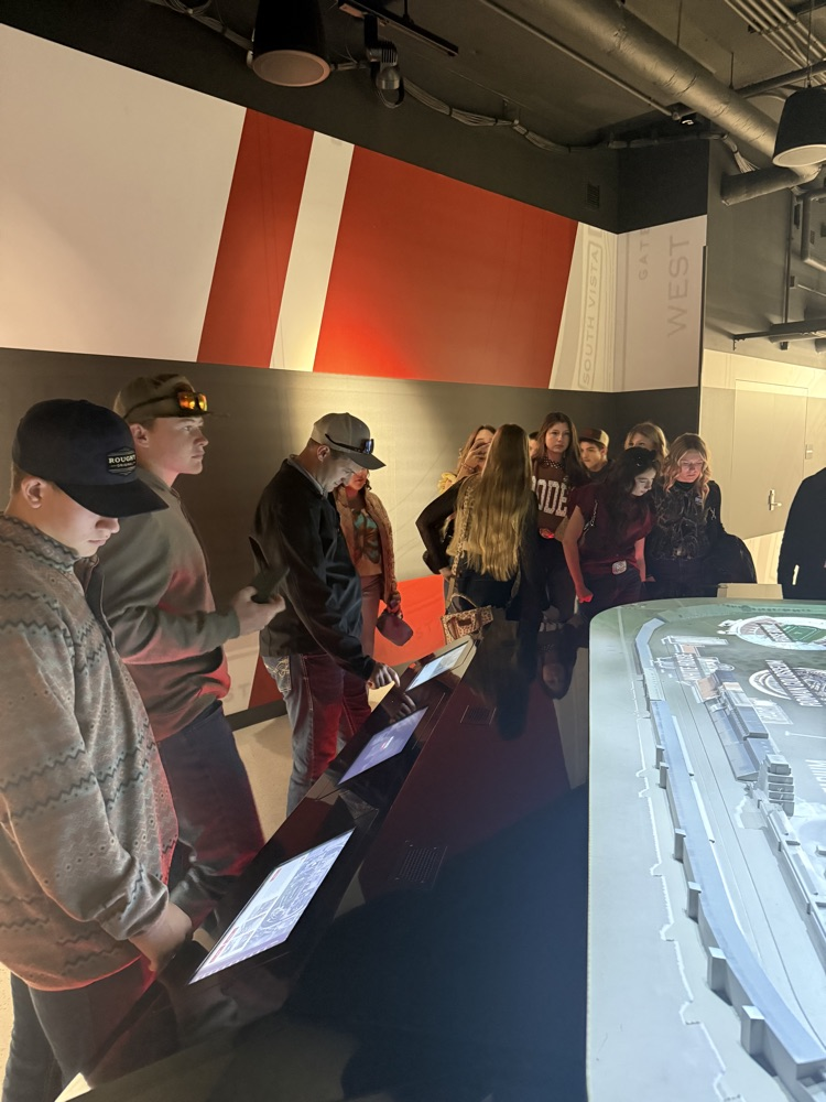 checking out the inside exhibits