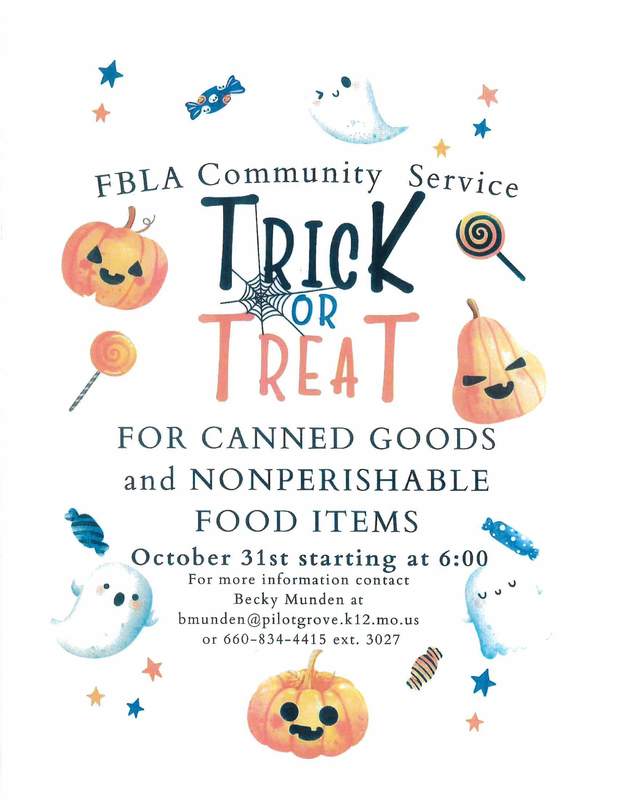 trick or treat fbla