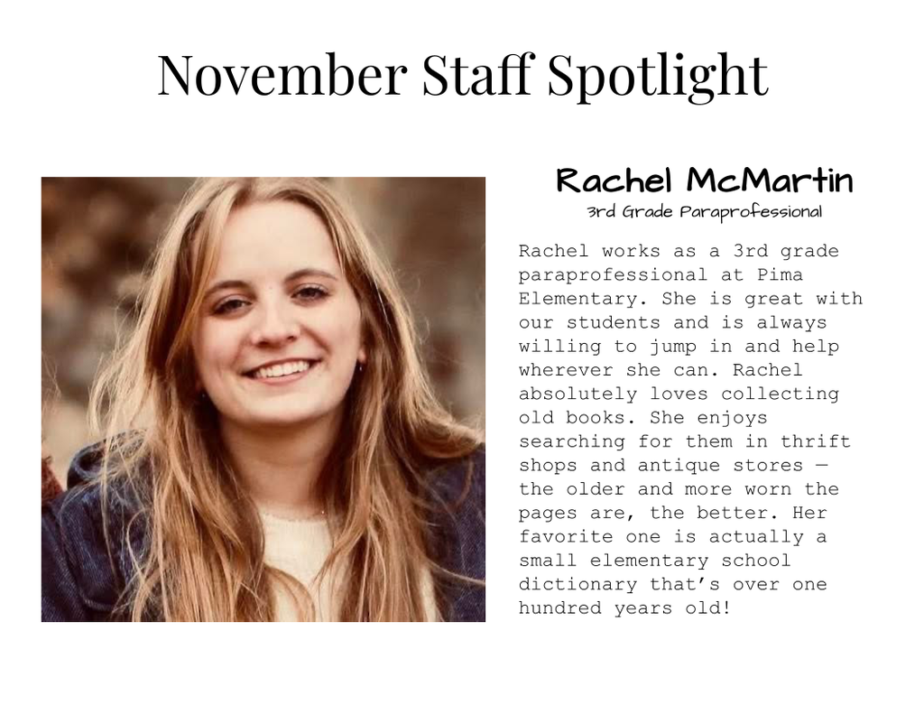 PES November Staff Spotlight