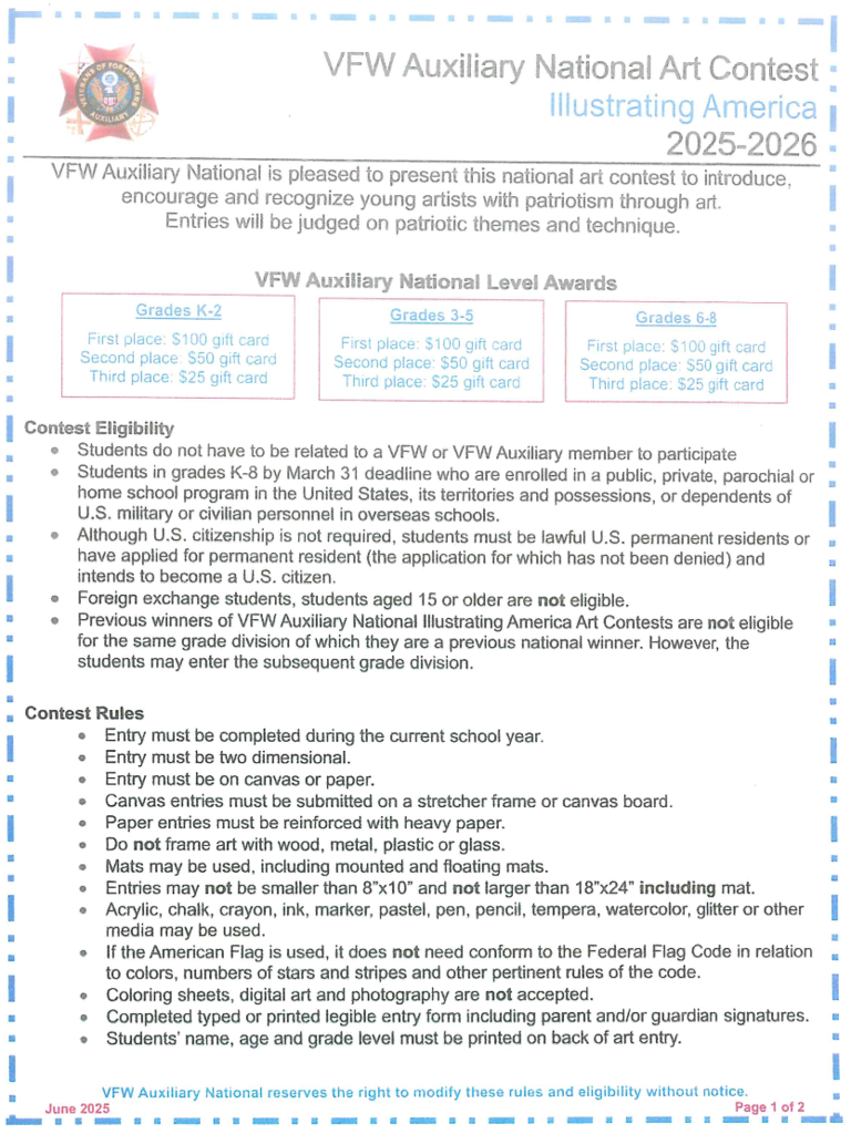VFW National Art Contest