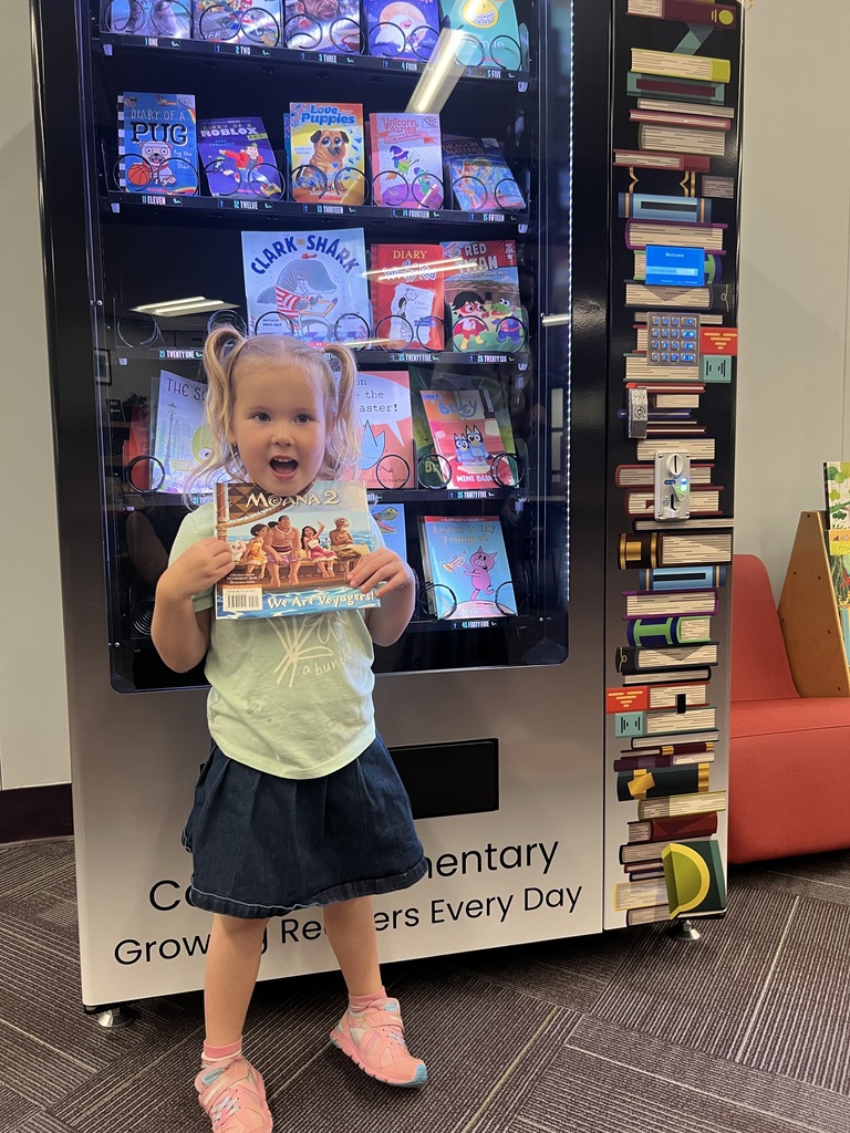 Our new book vending machine