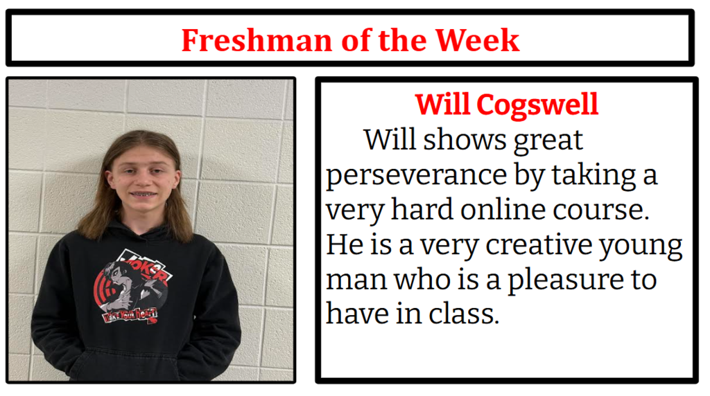freshmen of the week