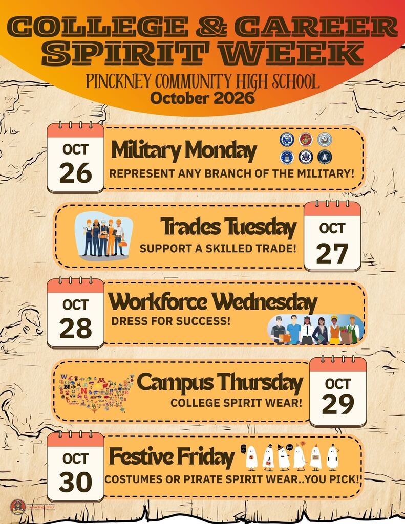 college and career spirit week