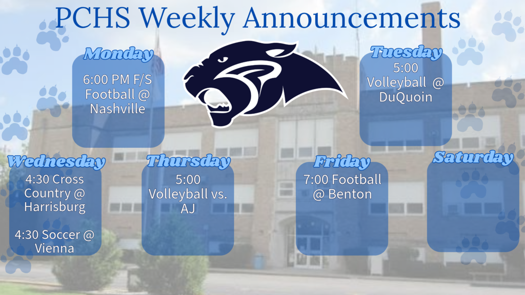 This Week at PCHS