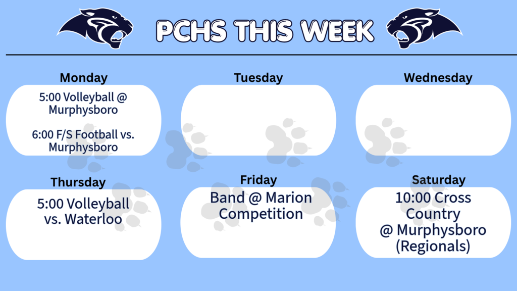 This Week at PCHS