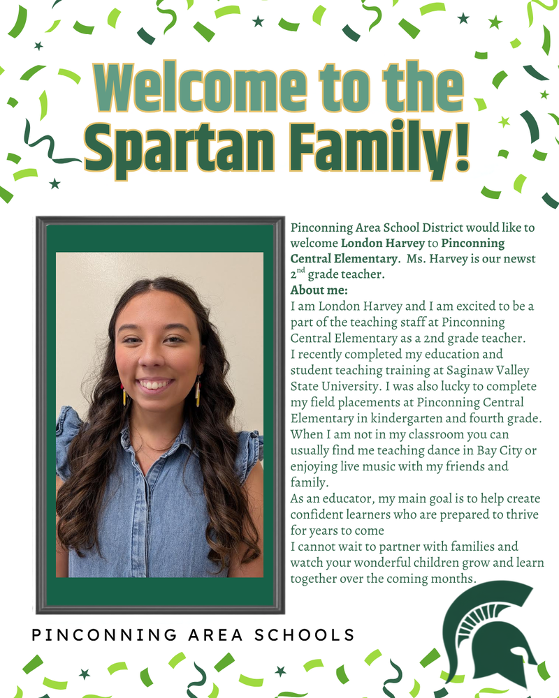 Welcome Ms. Harvey