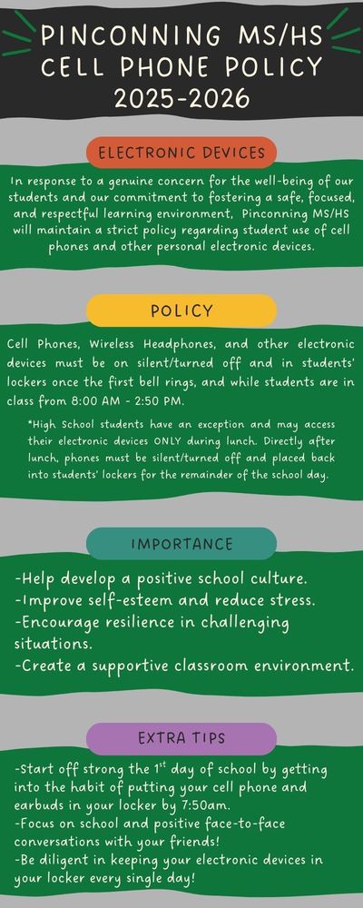 MS/HS Cell Phone Policy