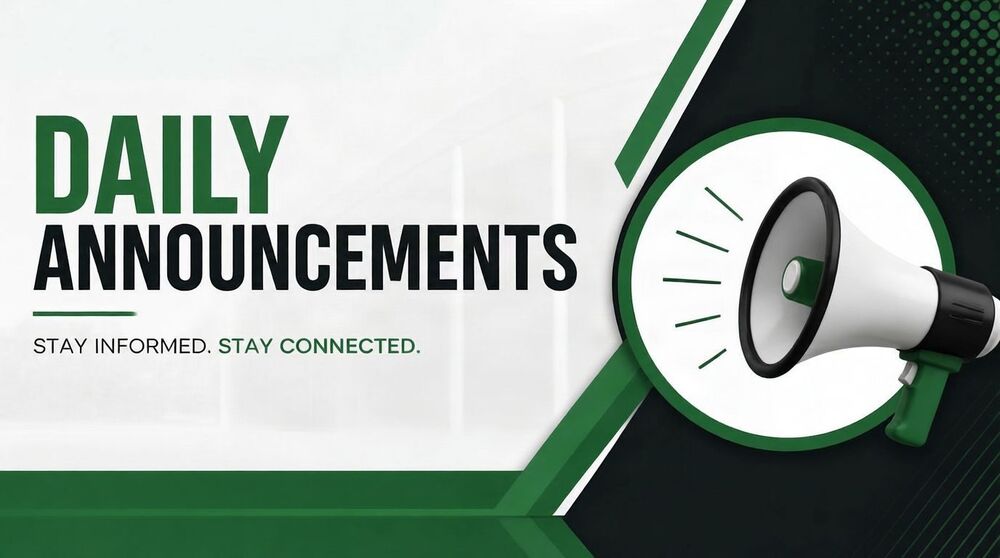 announcements