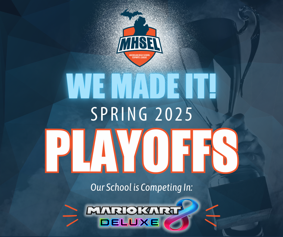 Playoff graphic for MarioKart