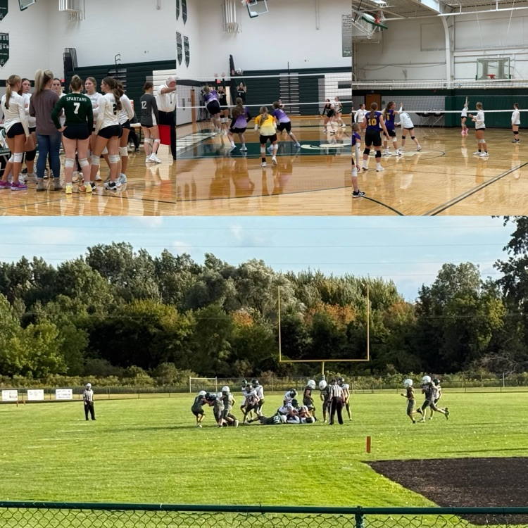 pictures of volleyball and football games at PHS