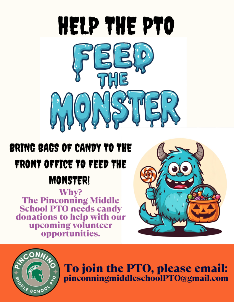 A flyer for Feed the Monster Candy.