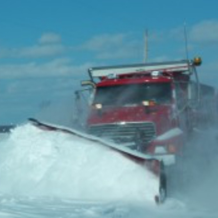 bay county road commission plowing snow