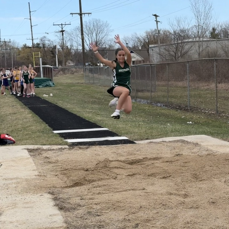 student in long jump