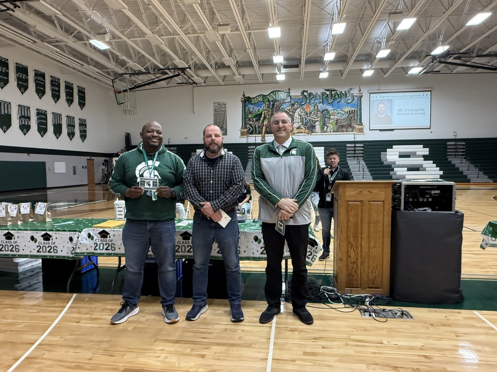 3 teachers with service milestones