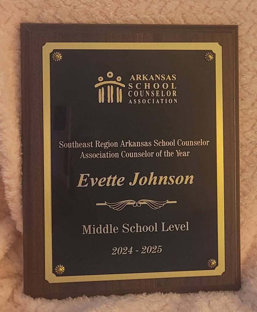 Plaque for Mrs. Johnson