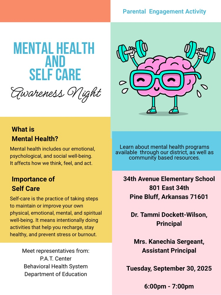 Mental Health and Self Care Awareness Night
