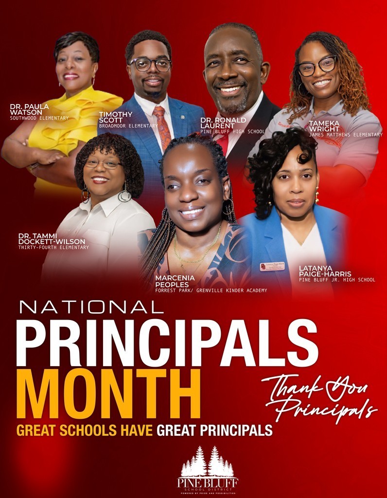 National Principals Month flyer thank you
