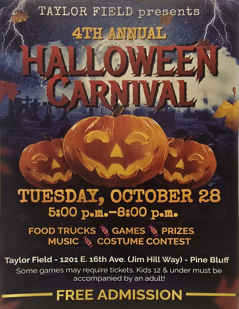 Free Community Event: Halloween Carnival, Oct. 28th 5:00-8:00pm, 1201 E. 16th Avenue