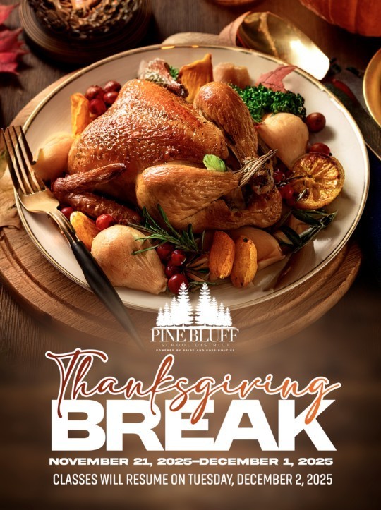 Thanksgiving break, Nov. 21-Dec. 1, 2025