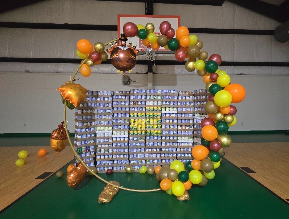 3,018 cans collected