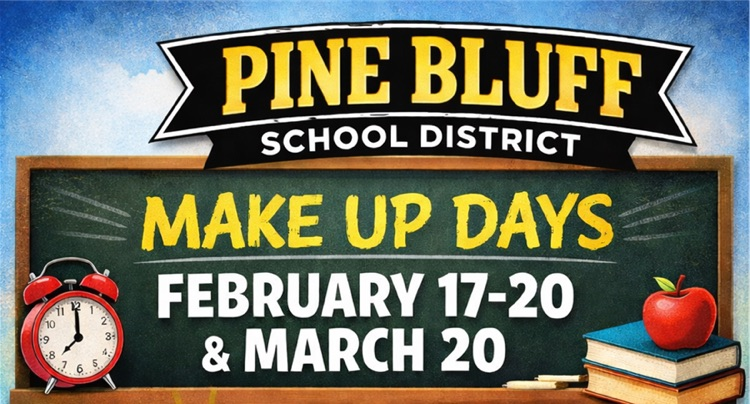 make up days Feb. 17-20 and March 20