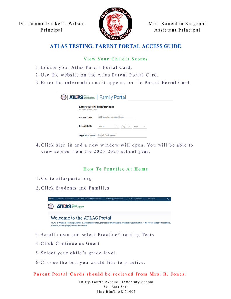 Atlas Parent Portal Access Guide